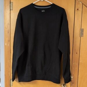Plain Black Crew Neck